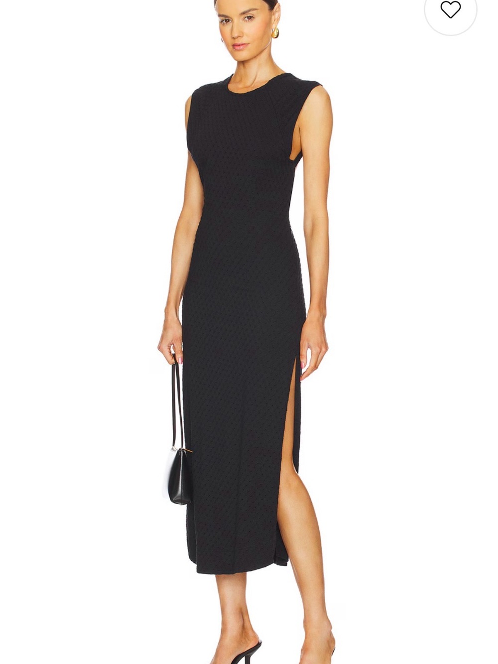 Revolve- Free People Eventide Midi Dress in Black Combo